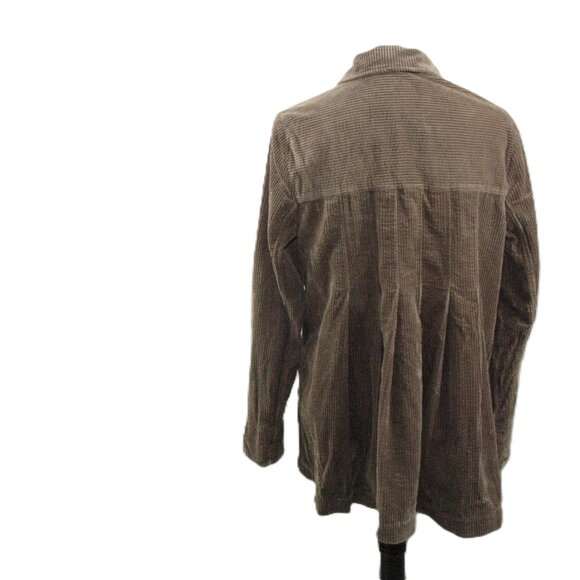 Chadwick's Light Brown Corduroy Button Front Jacket Size Medium - Picture 4 of 6